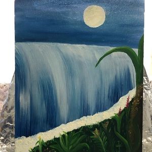 Oil over Acrylic Painting